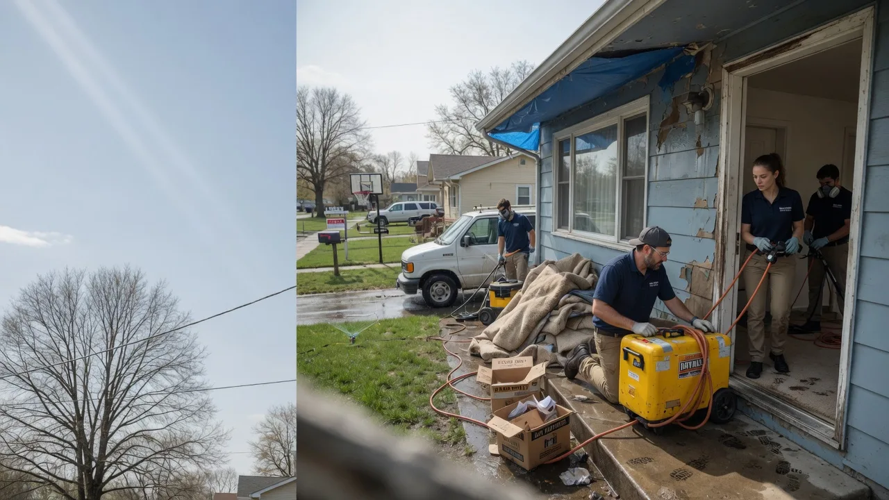 Basement Flood Cleanup in West Unity, OH near me